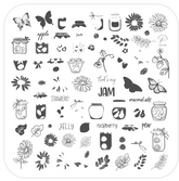 That's My Jam (CjS-262) -  CJS Medium Stamping Plate